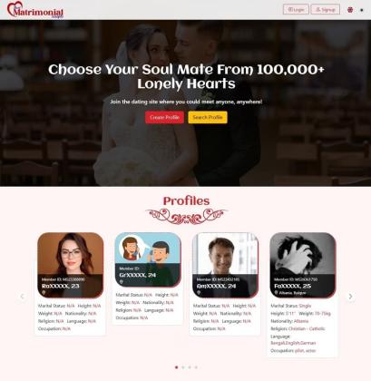 Launch a Feature-Rich Matrimony Website with Our Advanced Matrimonial Script