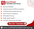 ICA-approved Translators in Singapore - Certified Translation Service