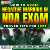 NDA Coaching in lucknow : Avoid Negative Marking in NDA Exam